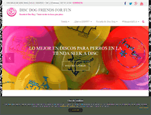 Tablet Screenshot of discdogfriendsforfun.com